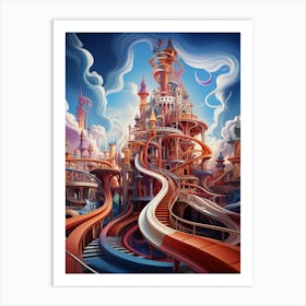 Fantasy City Art Print