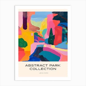 Abstract Park Collection Poster Ueno Park Tokyo 1 Art Print