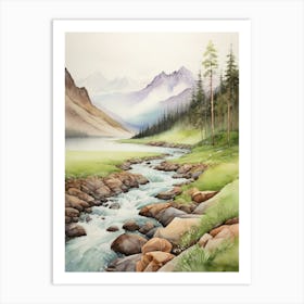 Mountain Stream.7 Art Print