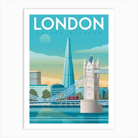 London Tower Bridge Art Print