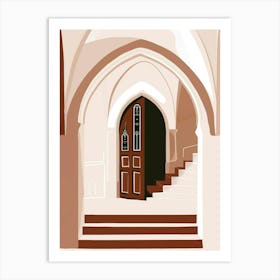 Doorway To A Church Art Print