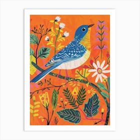 Spring Birds Bluebird 2 Art Print