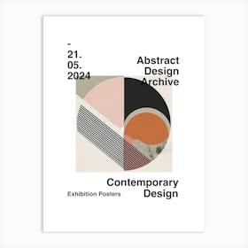 Abstract Design Archive Poster 10 Art Print