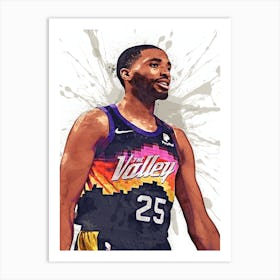 Mikal Bridges Phoenix Suns Art Print