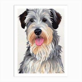 Sealyham Terrier 4 Watercolour Dog Art Print