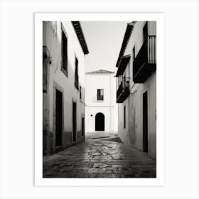 Palencia, Spain, Black And White Analogue Photography 3 Art Print