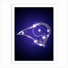 St Louis Rams 1 Art Print