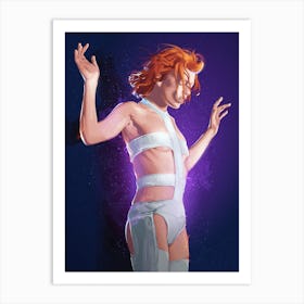 Fifth Element Leeloo Art Print