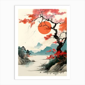 Japanese Tree Art Print