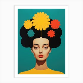 Afro-Floral Art Print