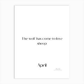 April, the month of jokes. The funny, the strange, an annual tradition.8 Art Print