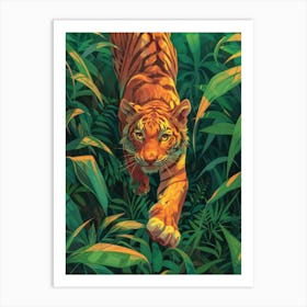 Tiger In The Jungle 61 Art Print