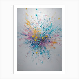 Splatter Painting 2 Art Print