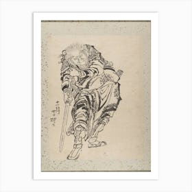 Samurai, Katsushika Hokusai Art Print