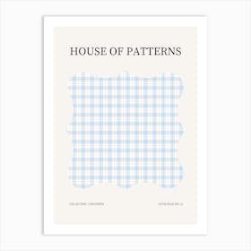 Checkered Pattern Poster 21 Art Print