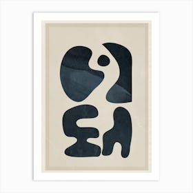 Shape Movement Geometry 4 Art Print