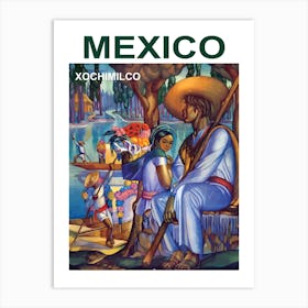 Mexico, Hochimilco Art Print