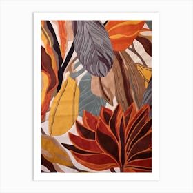 Fall Botanicals Gladiolus 1 Art Print