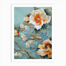 Chinese Flower Painting 93 Art Print