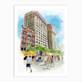 Union Square Market 1 Art Print