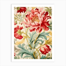 Floral Wallpaper 365 Art Print