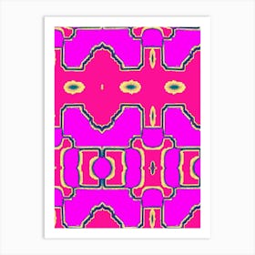 Pink Abstract 2 Art Print