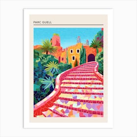 Parc Guell Barcelona Spain 2 Art Print