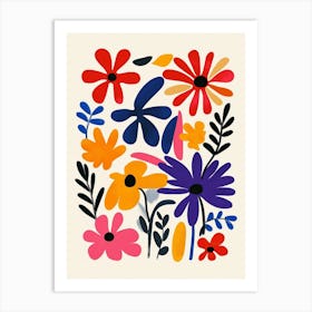 Colorful Flowers 3 Art Print