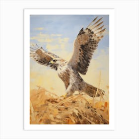 Bird Painting Falcon 2 Art Print