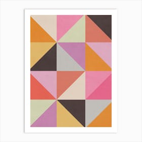 Geometric Shapes - VN01 Art Print