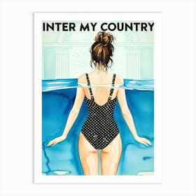 Enter My Country 1 Art Print