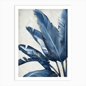 Blue And Gold Canvas Print 1 Art Print