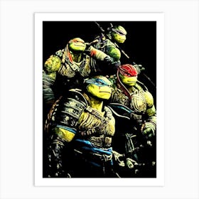 Teenage Mutant Ninja Turtles movie 2 Art Print