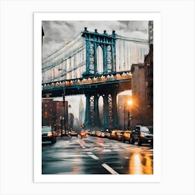 Manhattan Bridge Art Print