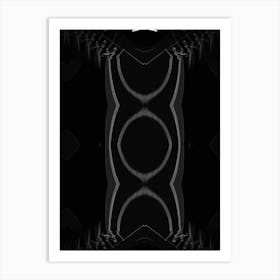 Abstract Black And White 4 Art Print