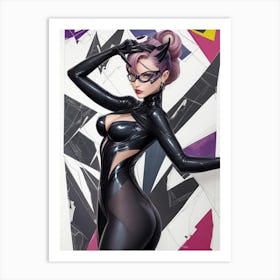 Catwoman  (Fashion Expose) Art Print