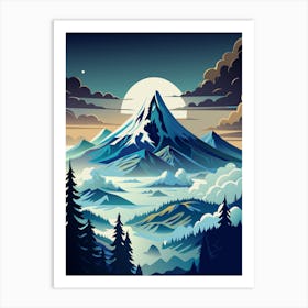 Mountain Landscape 3 Art Print