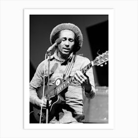 Bob Marley Performing In London, 1978 Art Print