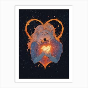 Heart Of Fire Art Print