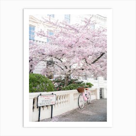 London Springtime Corner Art Print