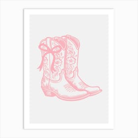 Pink Boots Poster