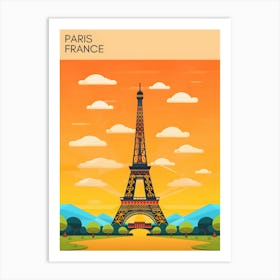 Paris France Eiffel Tower Poster