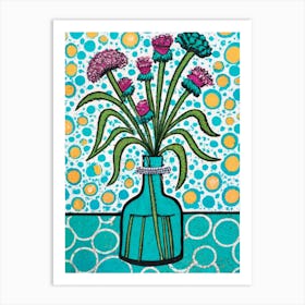 Flowers In A Vase 17 Art Print