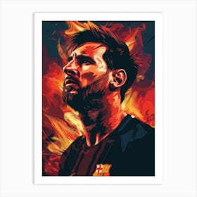 Lionel Messi Art Print