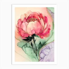 Peony Art Print