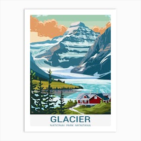 Glacier National Park Art Print