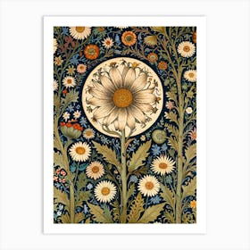 William Morris Dahlia Art Print