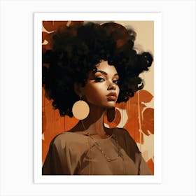 Afro Girl 10 Art Print