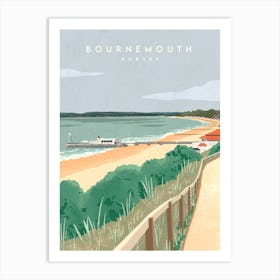 Bournemouth Pier Art Print Art Print