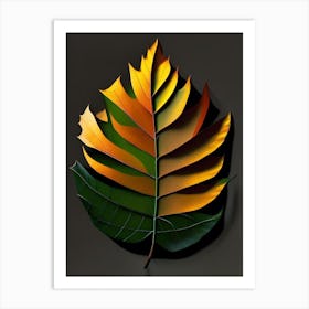 Ash Leaf Vibrant Inspired 1 Art Print